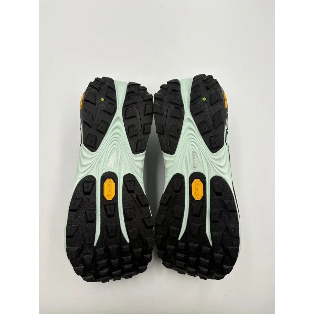 Topo Athletic Vista Max Cushion Trail Running Shoes Black Mint Mens 8.5  10